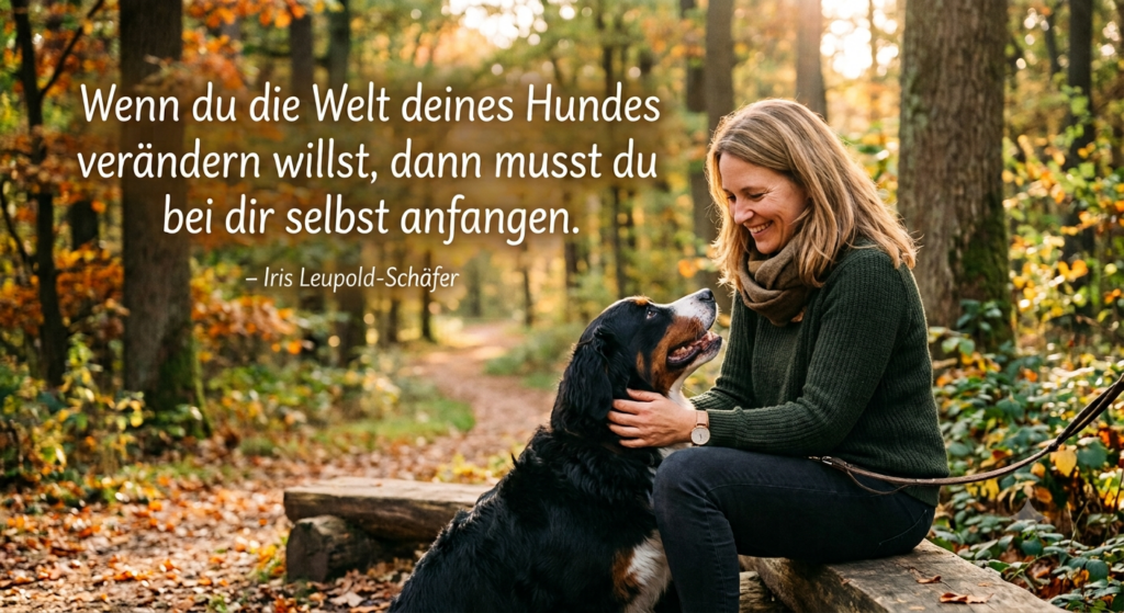Wenn du die Welt des Hundes verändern willst. dann fange bei dir selbst an